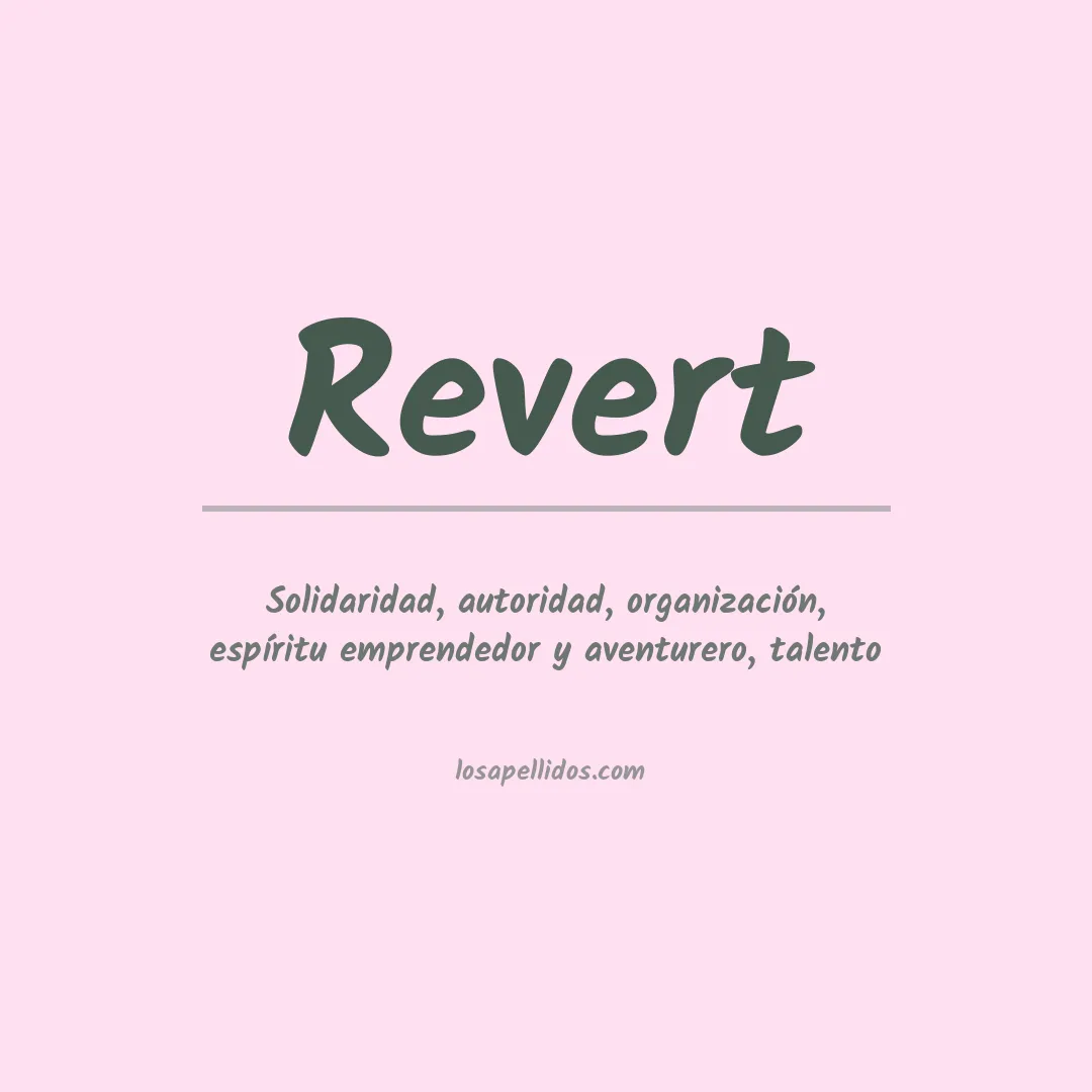 Apellido Revert