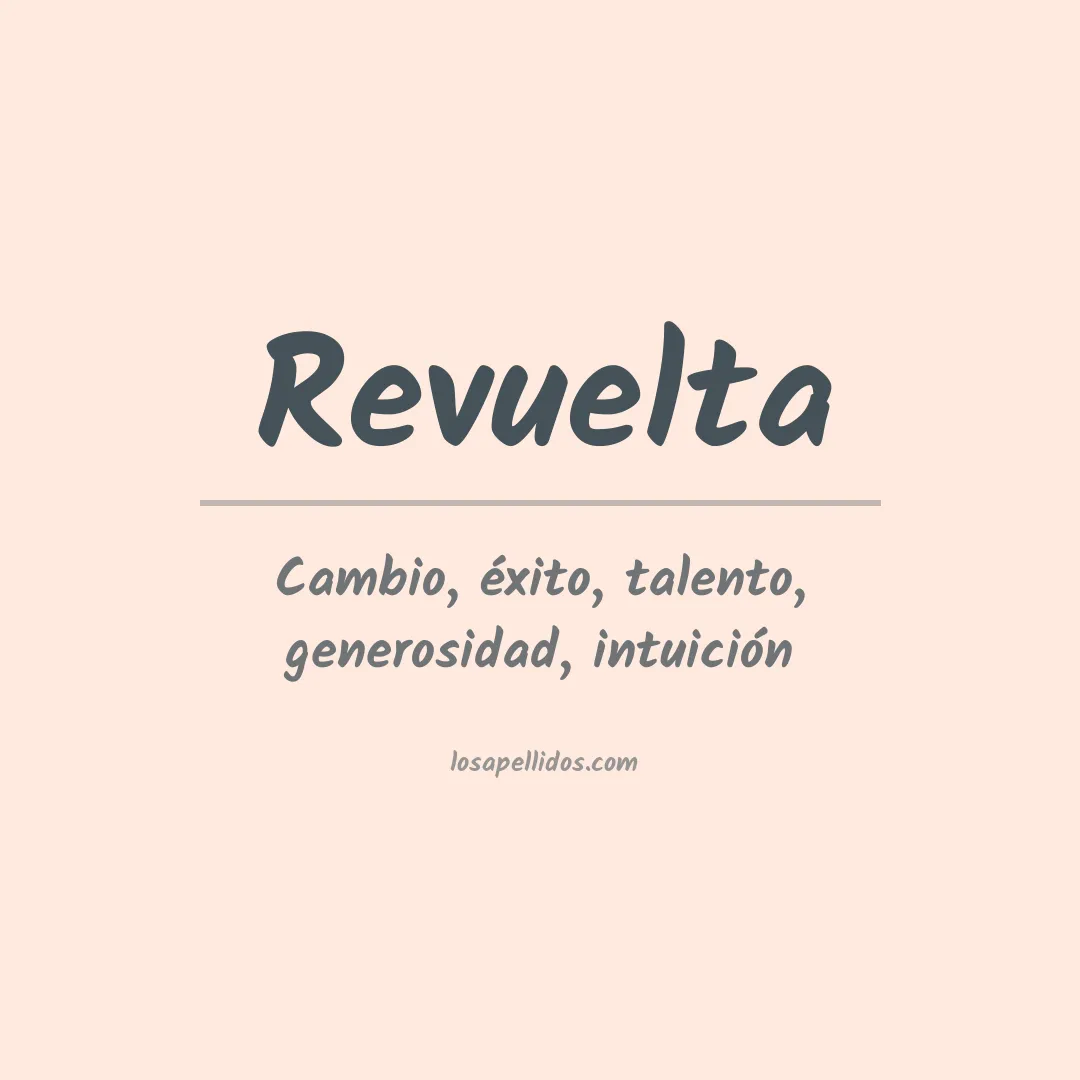 Apellido Revuelta