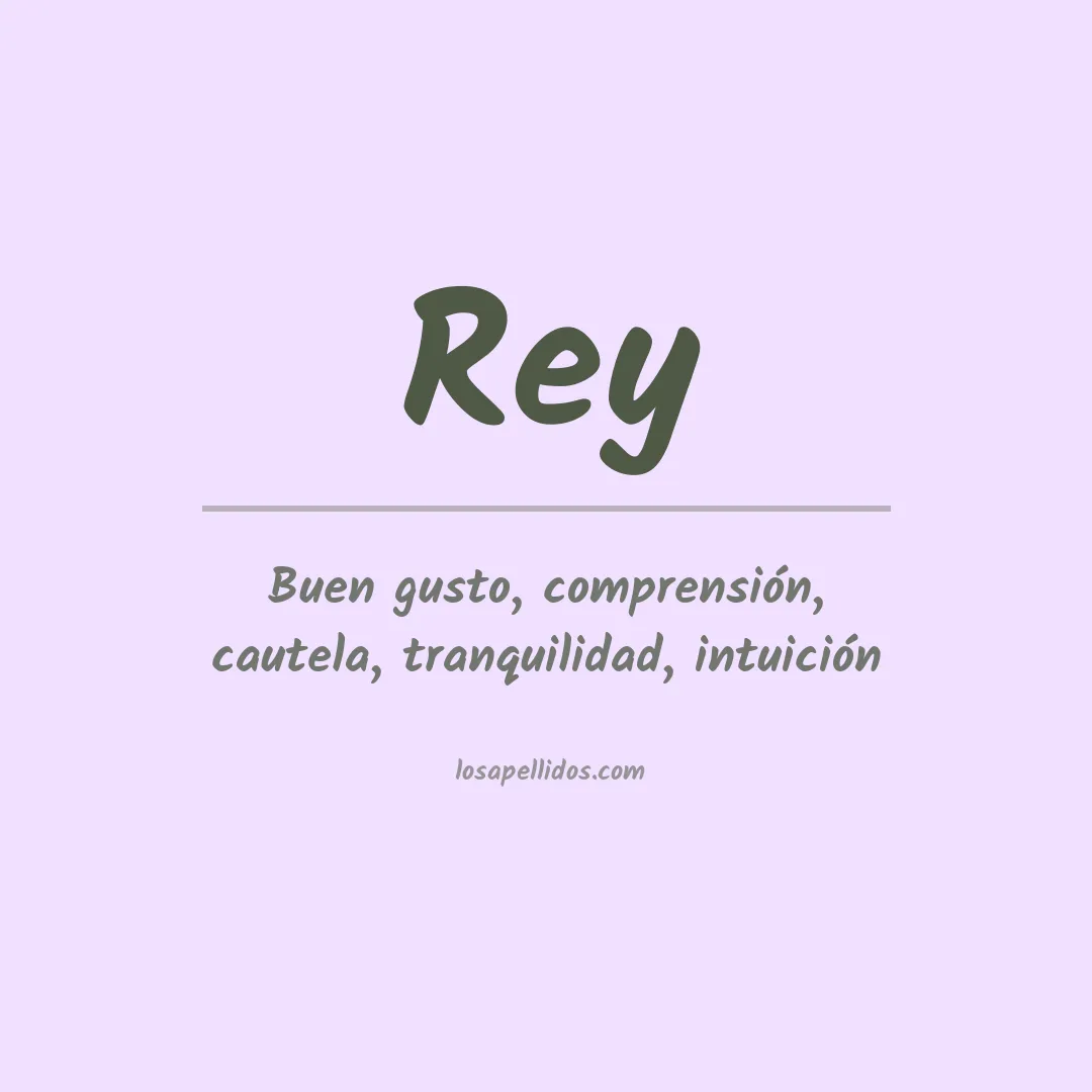 Apellido Rey