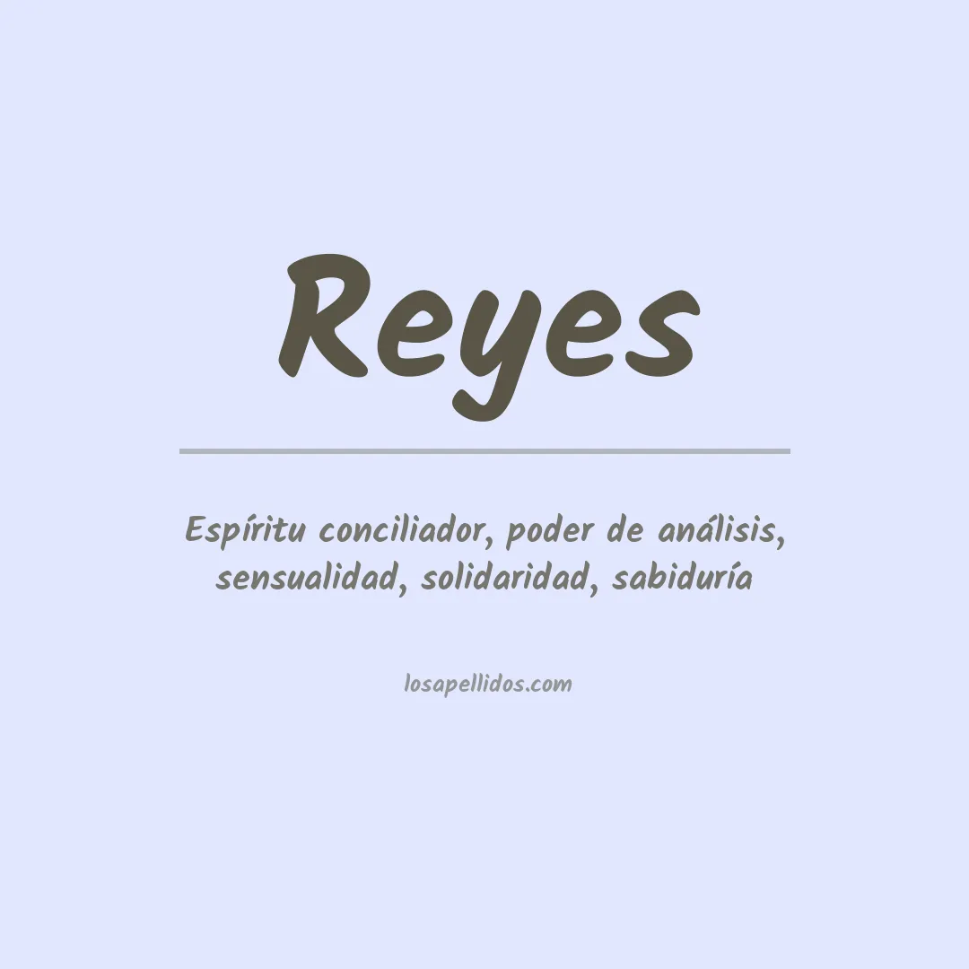 Apellido Reyes