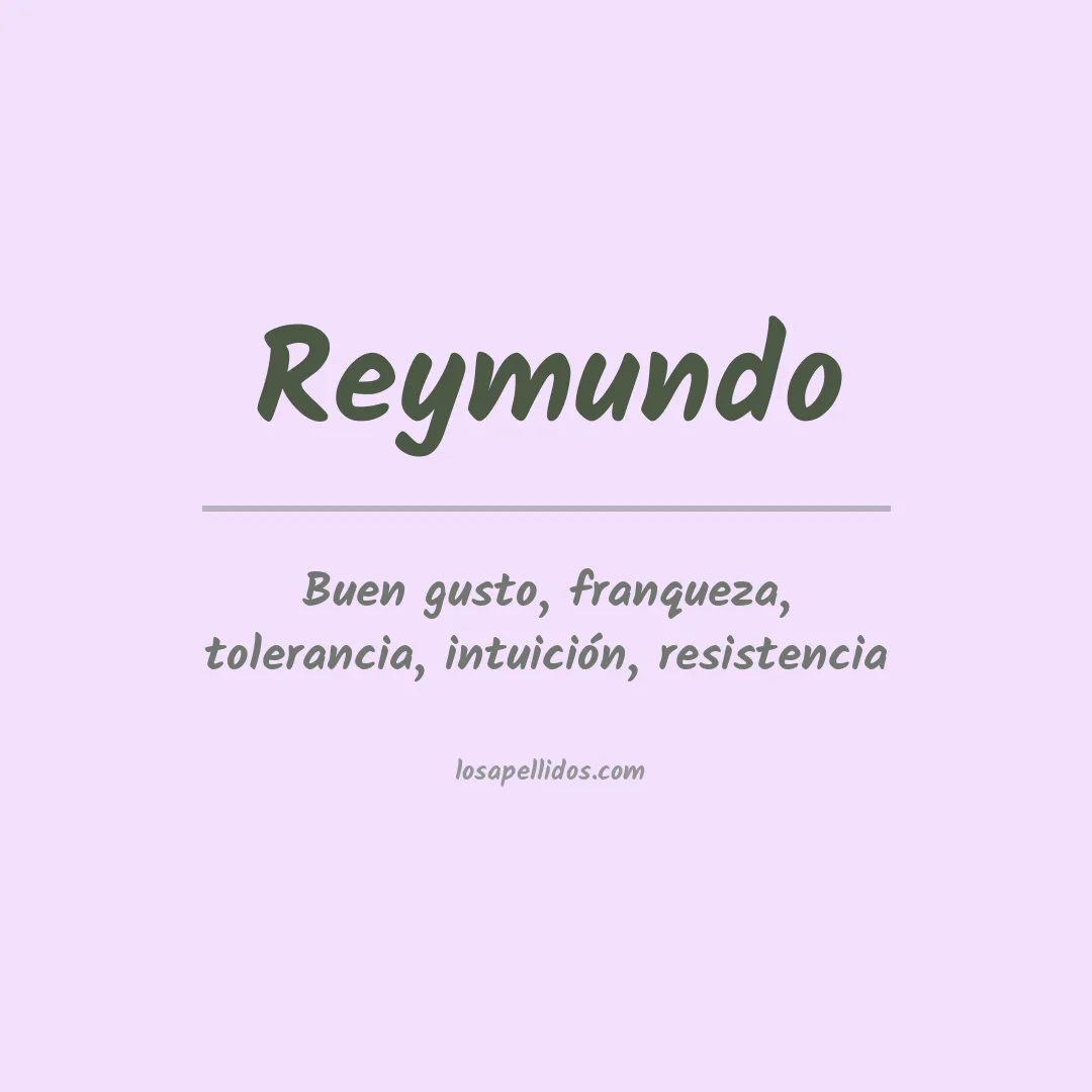 Apellido Reymundo