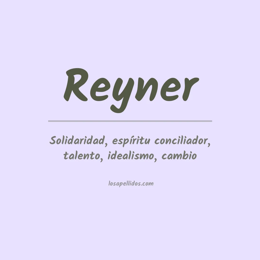 Apellido Reyner