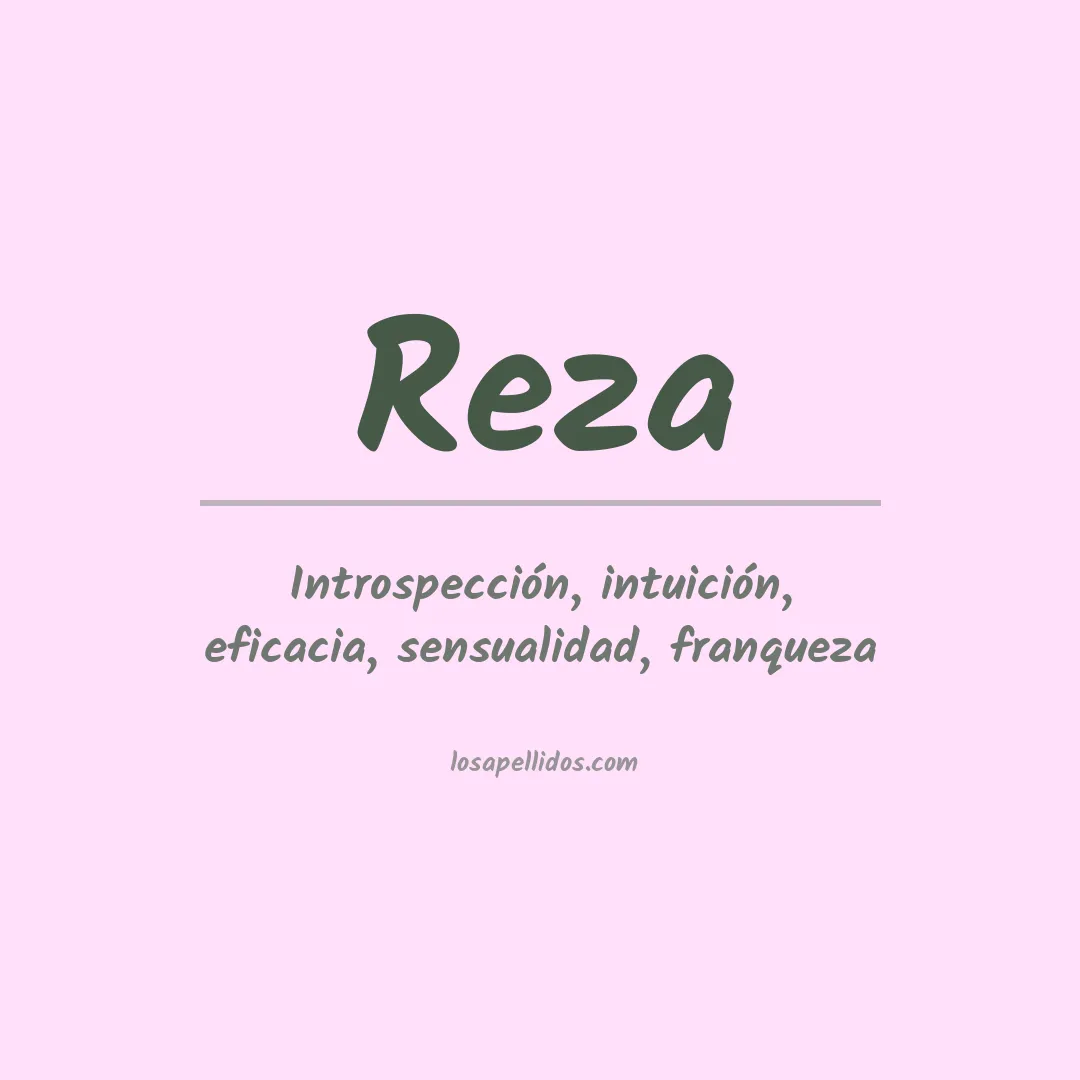 Apellido Reza