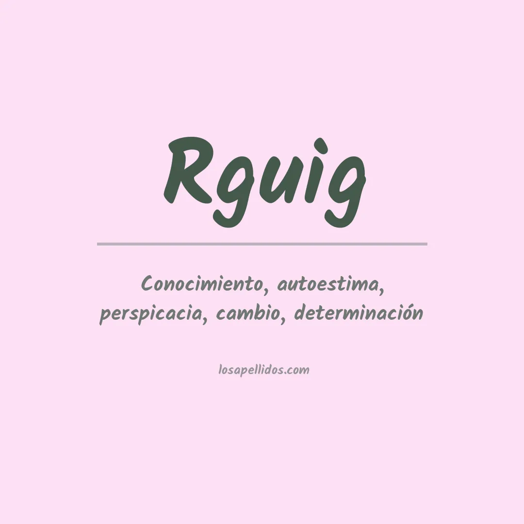 Apellido Rguig