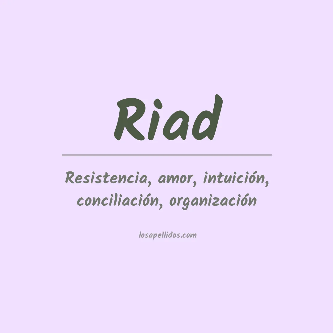 Apellido Riad