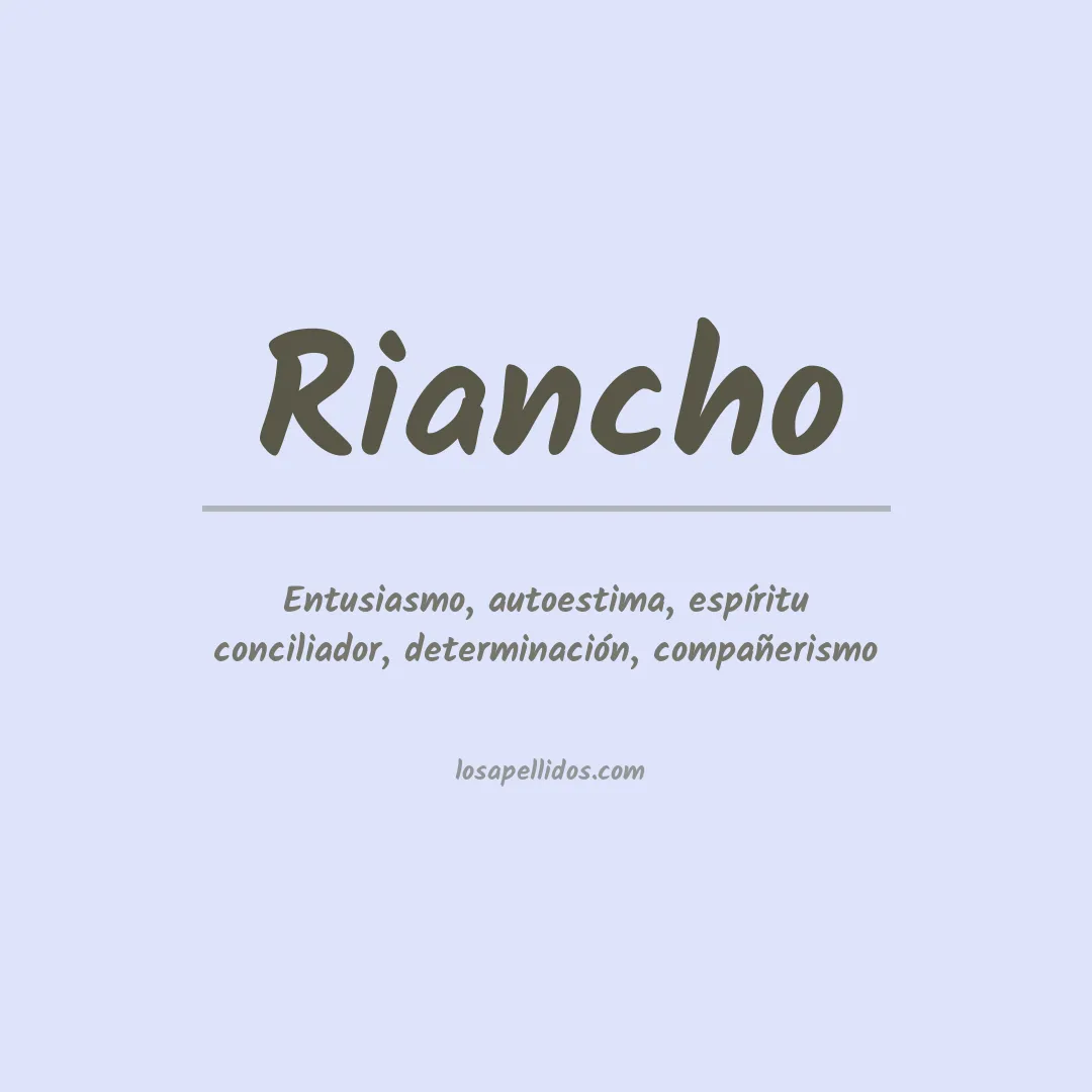 Apellido Riancho