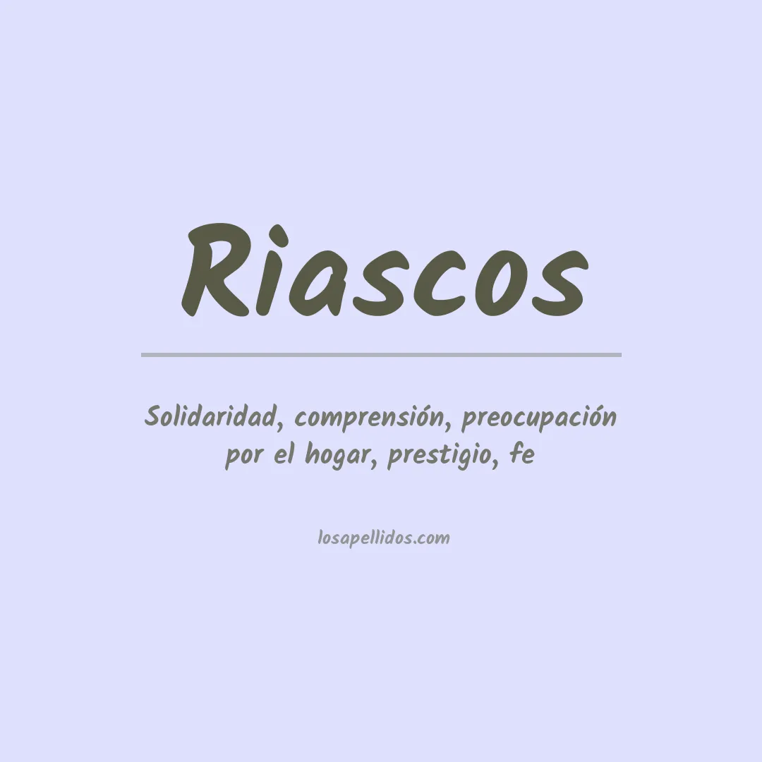 Apellido Riascos