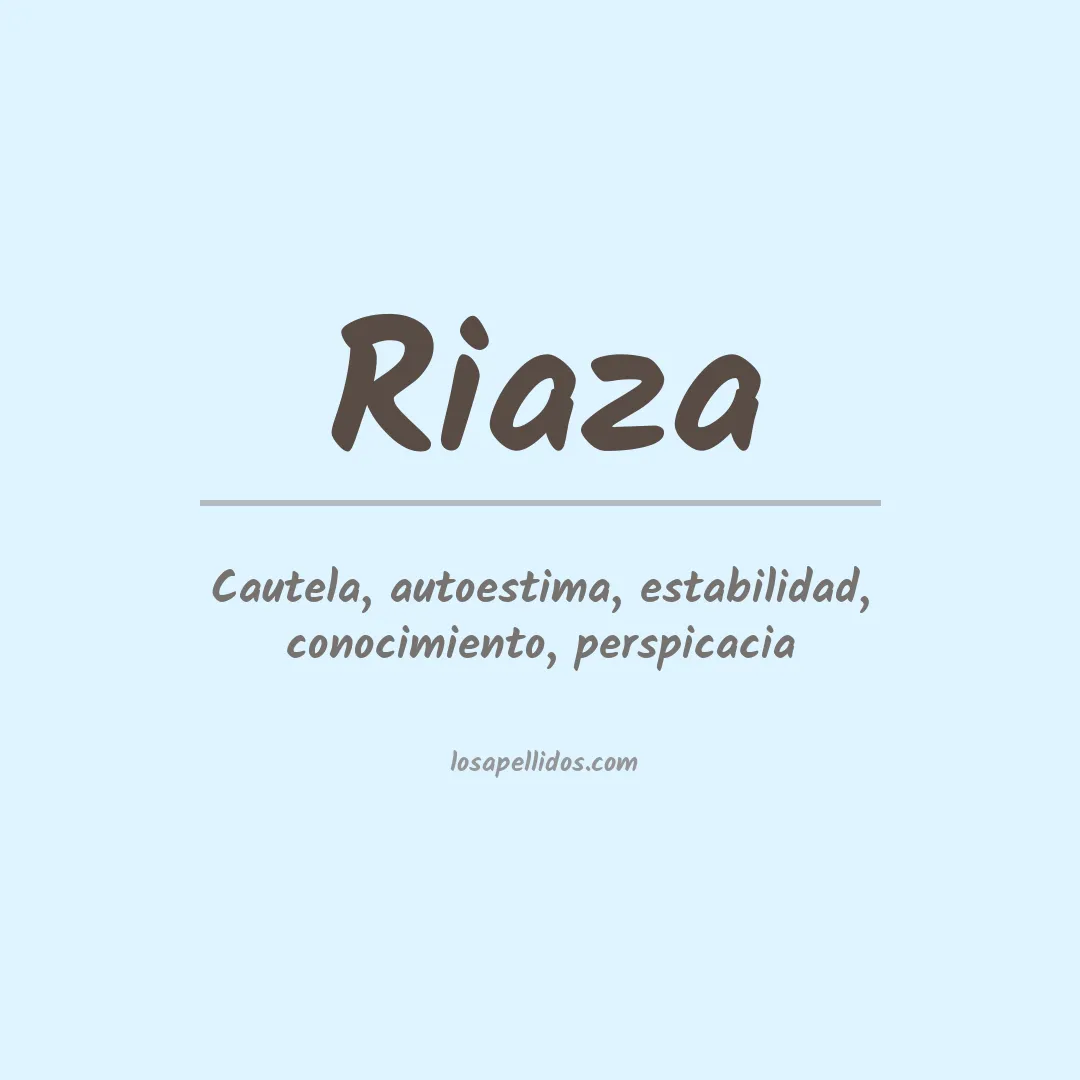 Apellido Riaza
