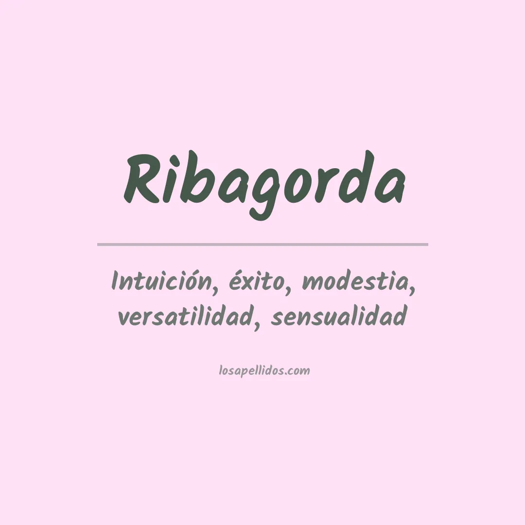Significado del Apellido Ribagorda