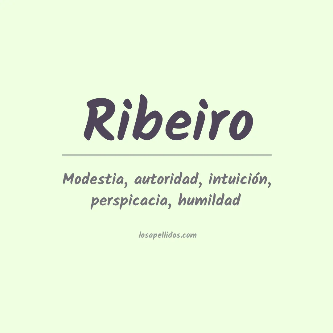 Apellido Ribeiro