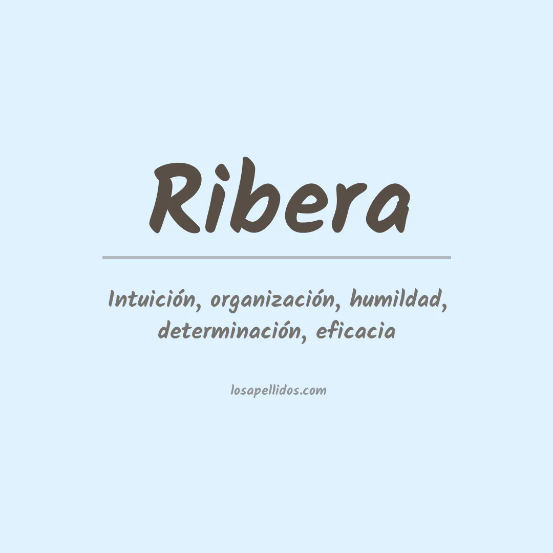 Apellido Ribera