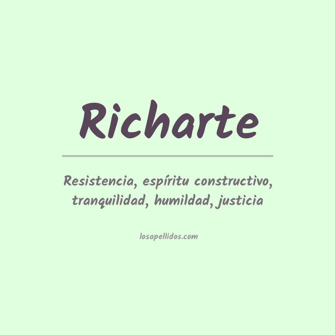 Apellido Richarte