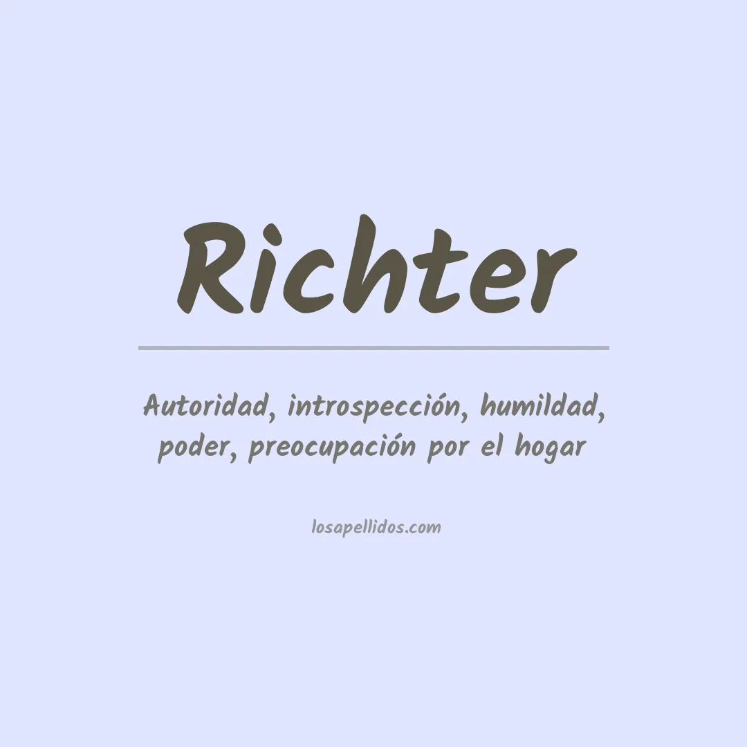 Apellido Richter