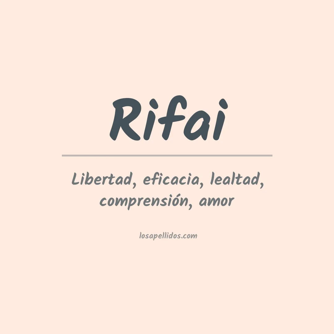Apellido Rifai