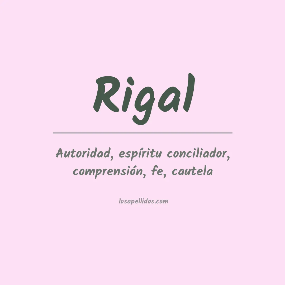 Apellido Rigal