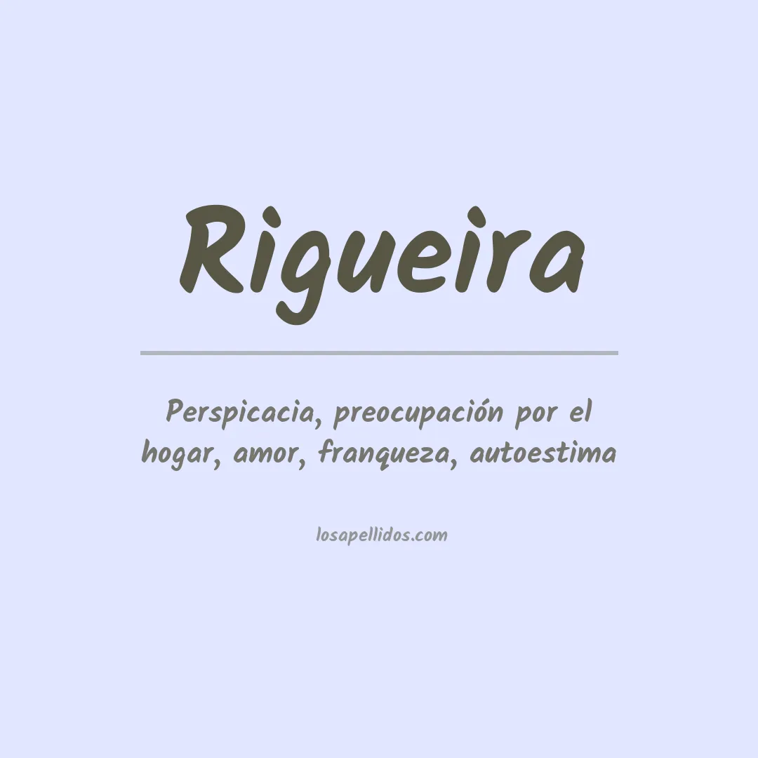 Apellido Rigueira