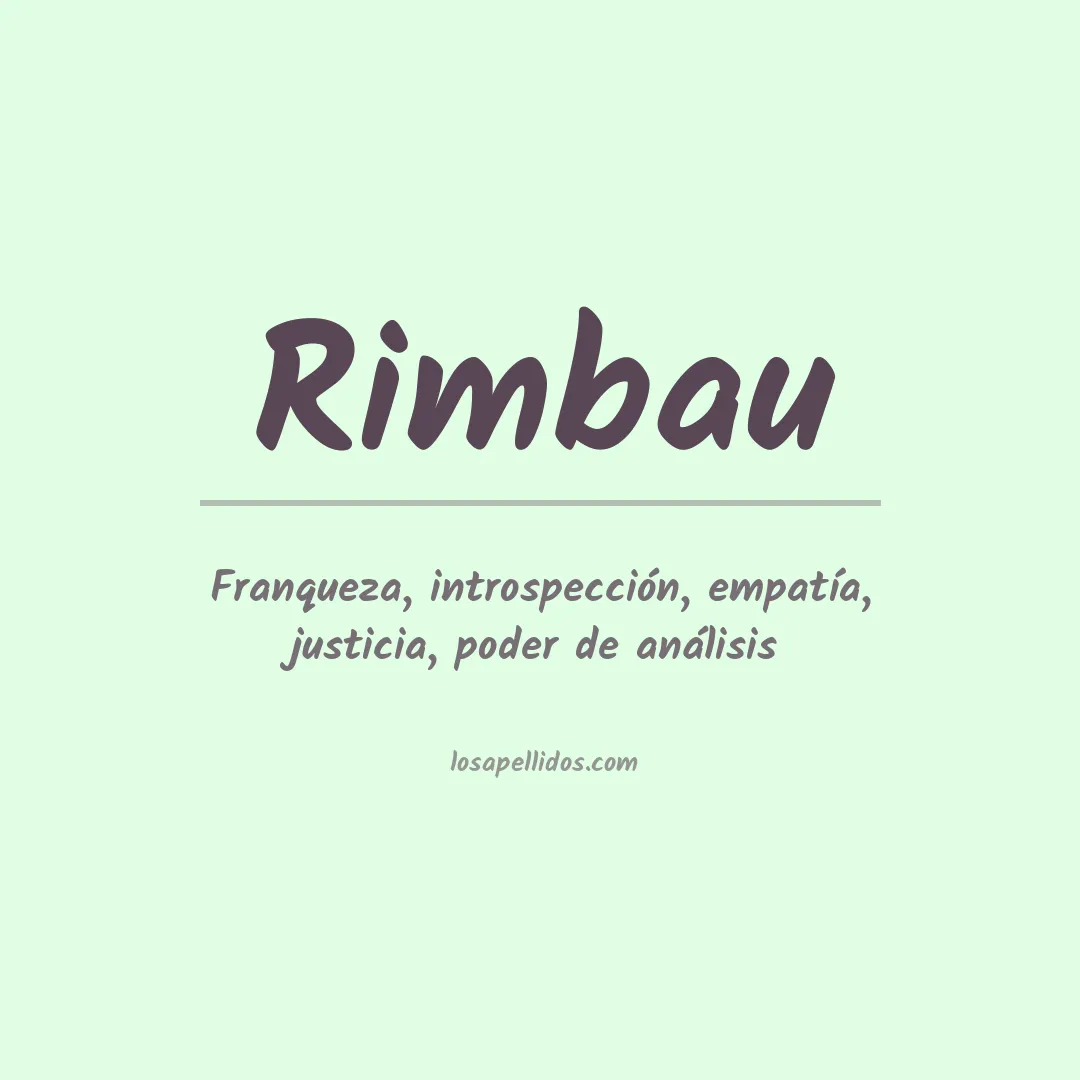 Apellido Rimbau