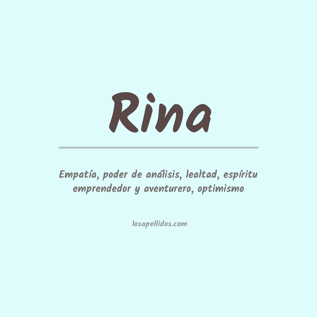 Apellido Rina