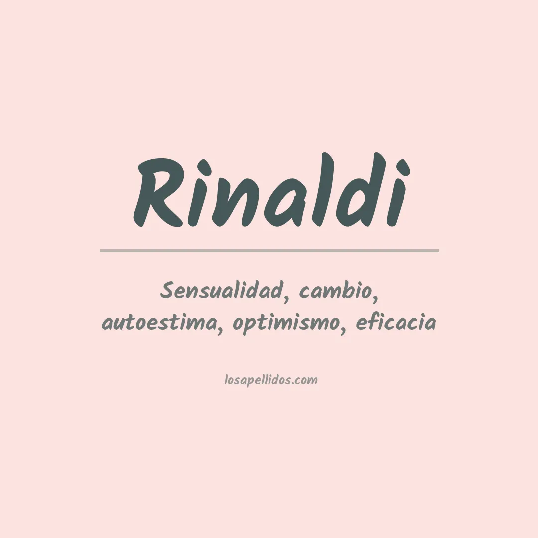 Apellido Rinaldi