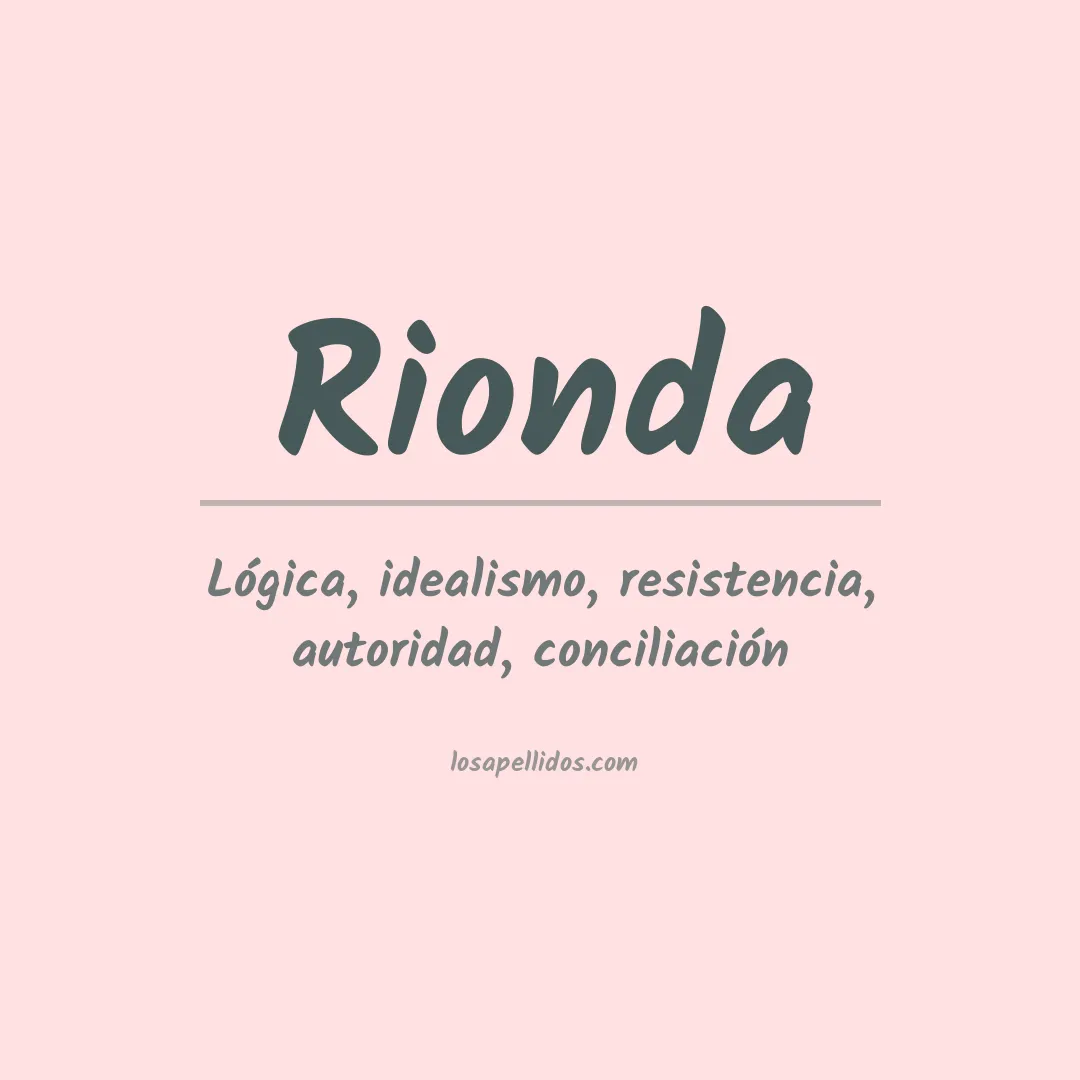 Apellido Rionda