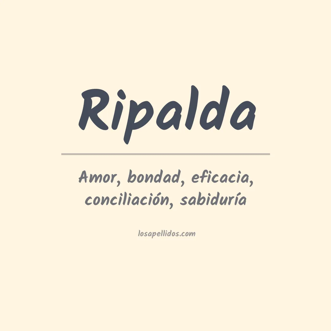 Apellido Ripalda