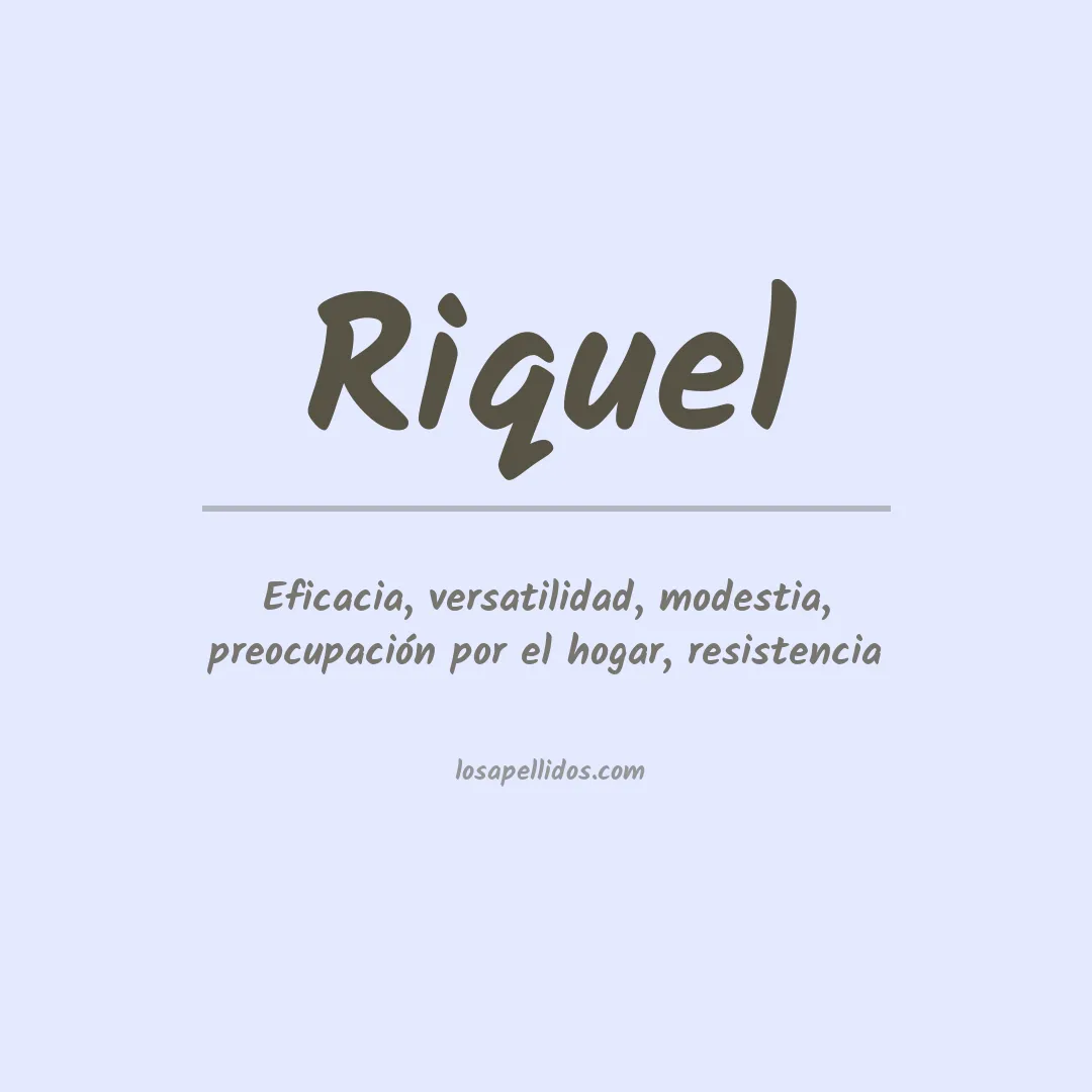 Apellido Riquel