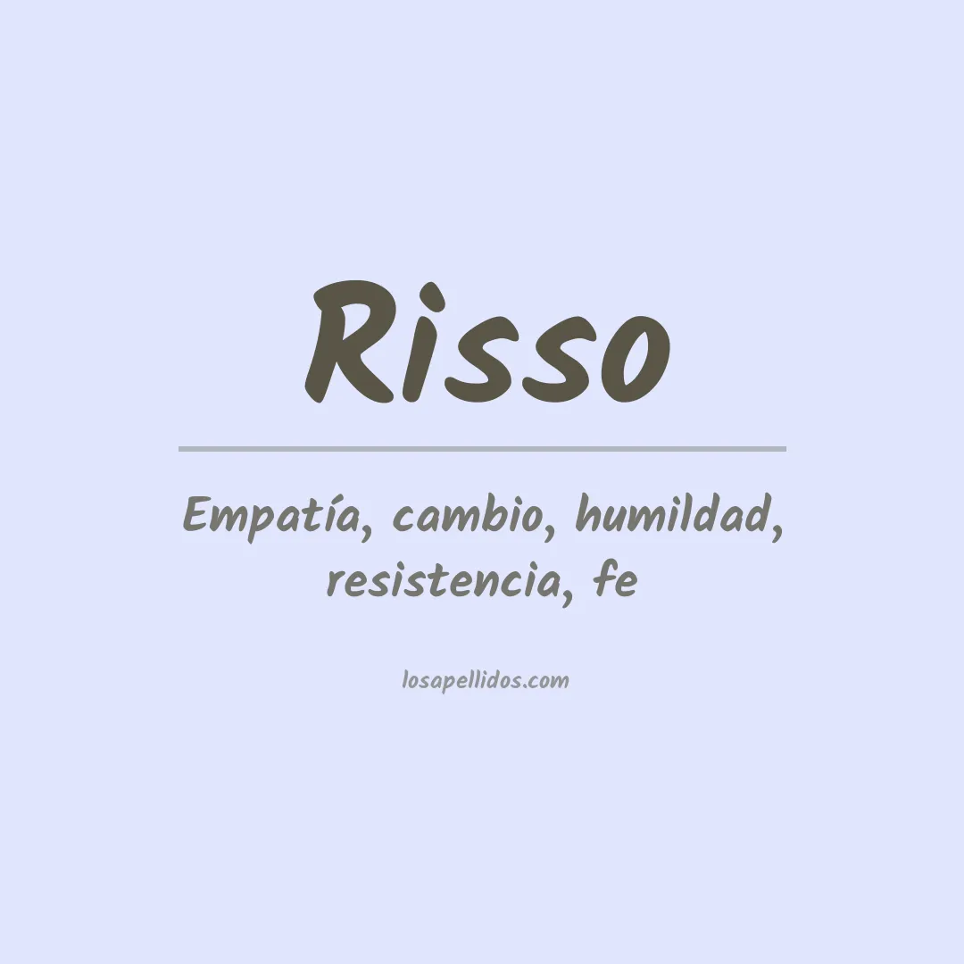 Apellido Risso