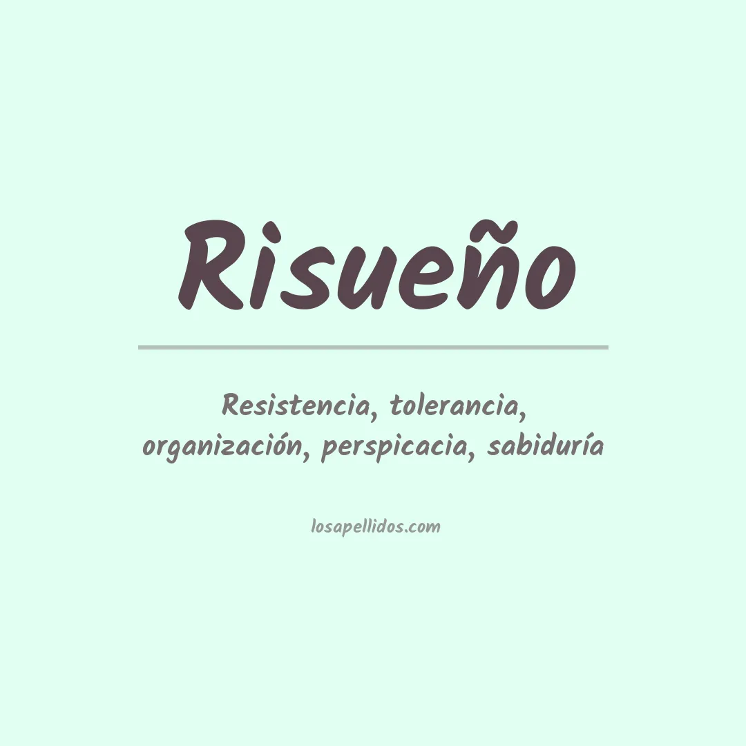 Apellido Risueño