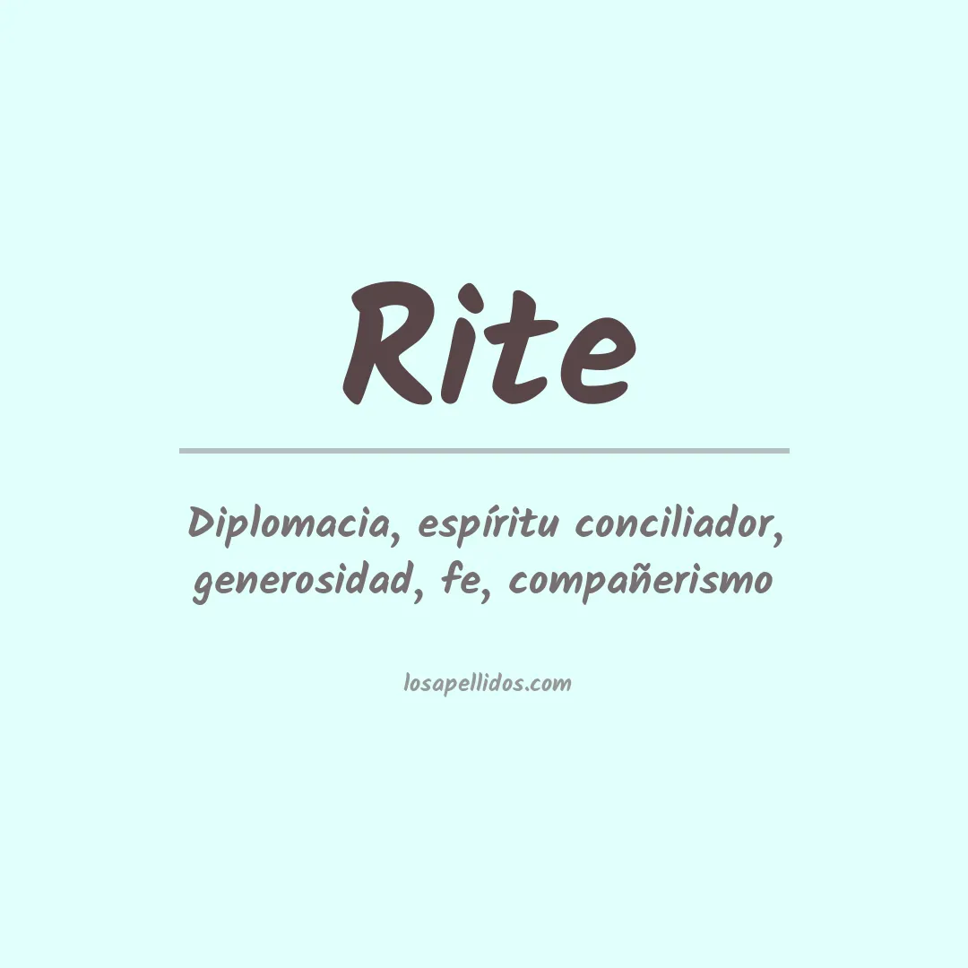 Apellido Rite