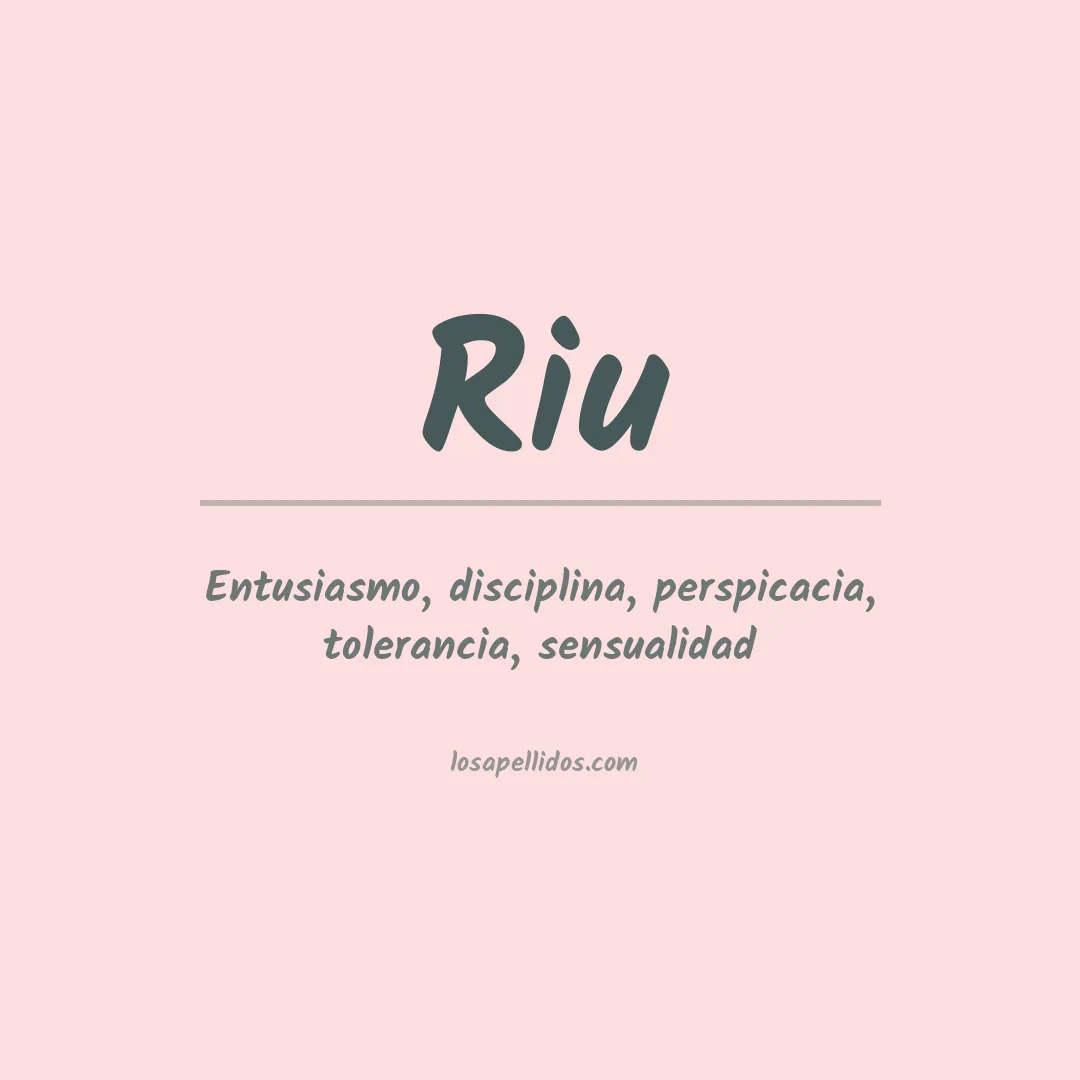 Apellido Riu