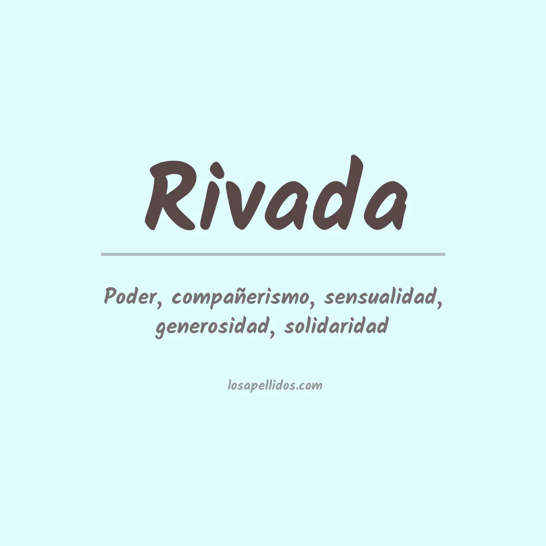 Apellido Rivada