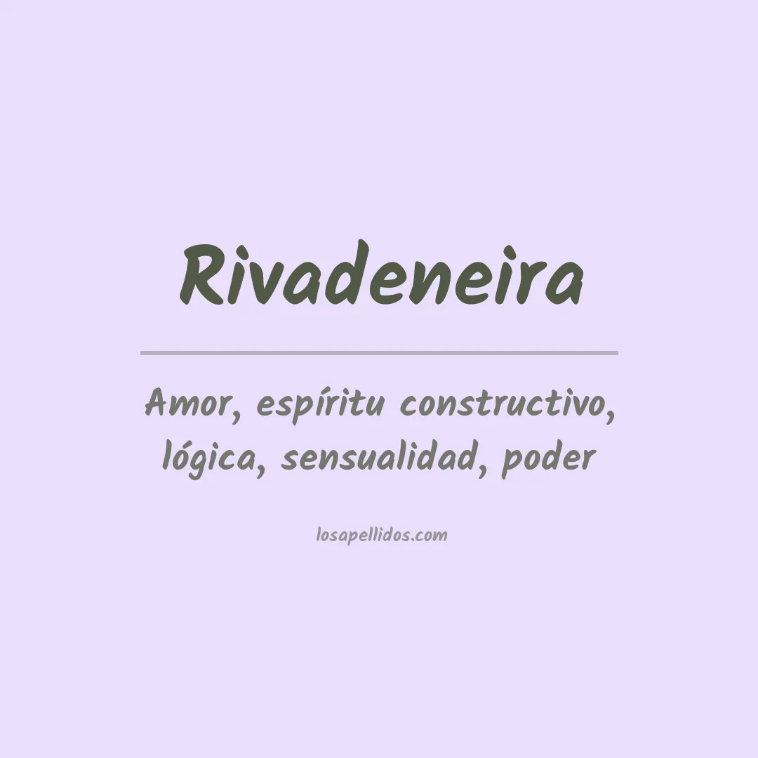 Apellido Rivadeneira