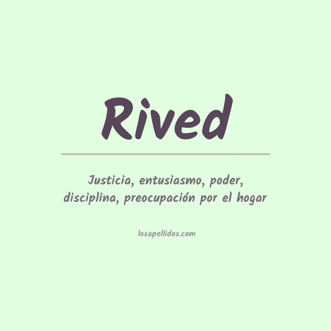 Apellido Rived