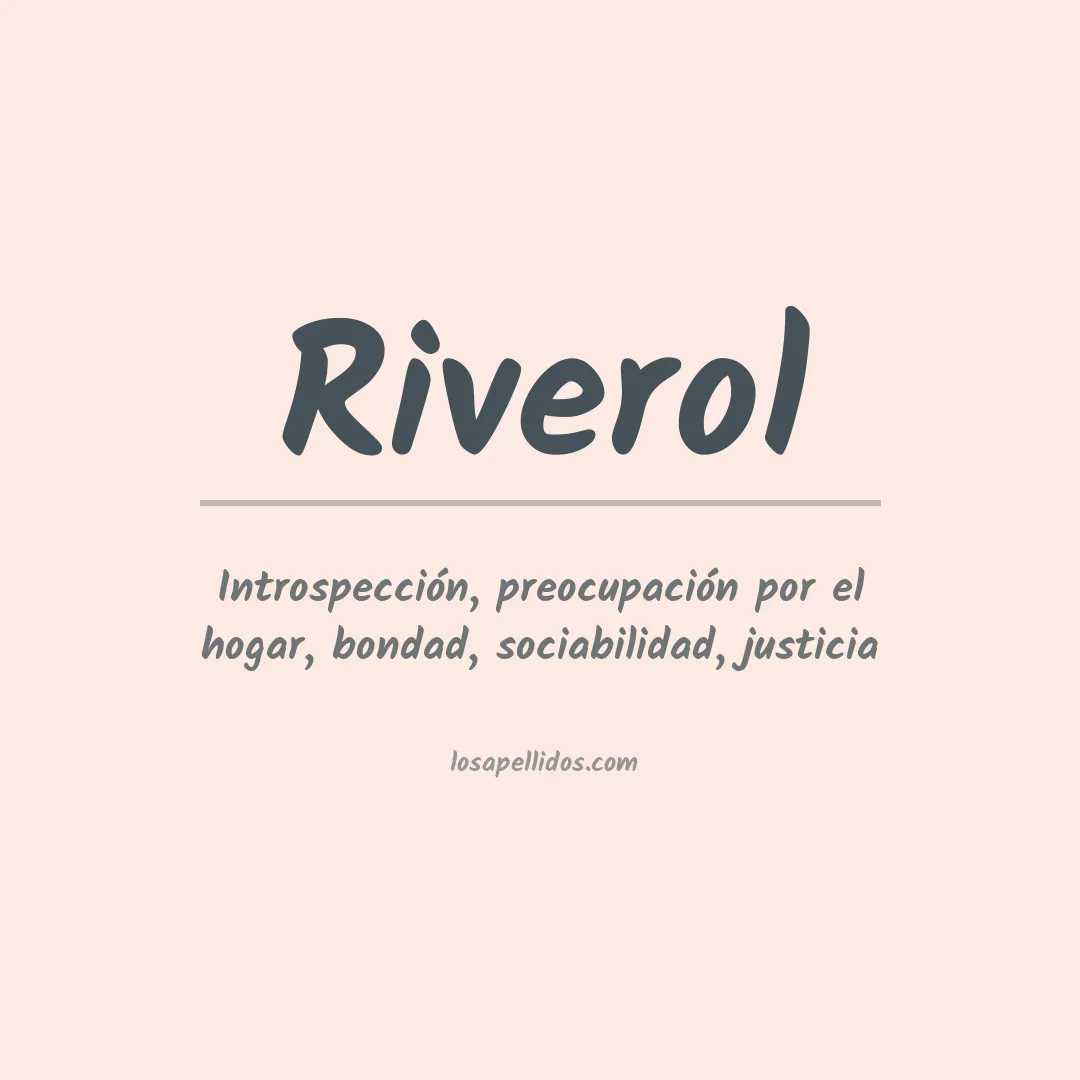 Apellido Riverol
