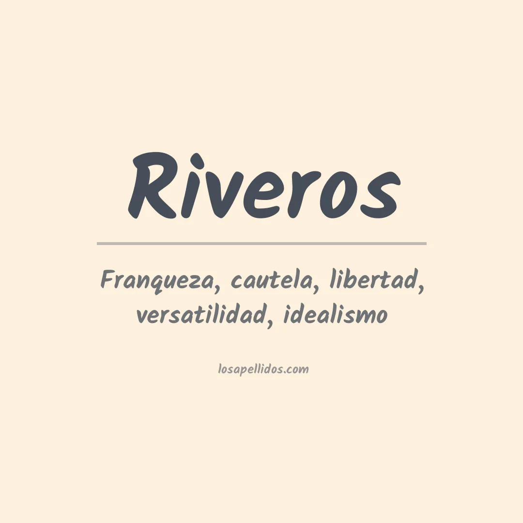 Apellido Riveros
