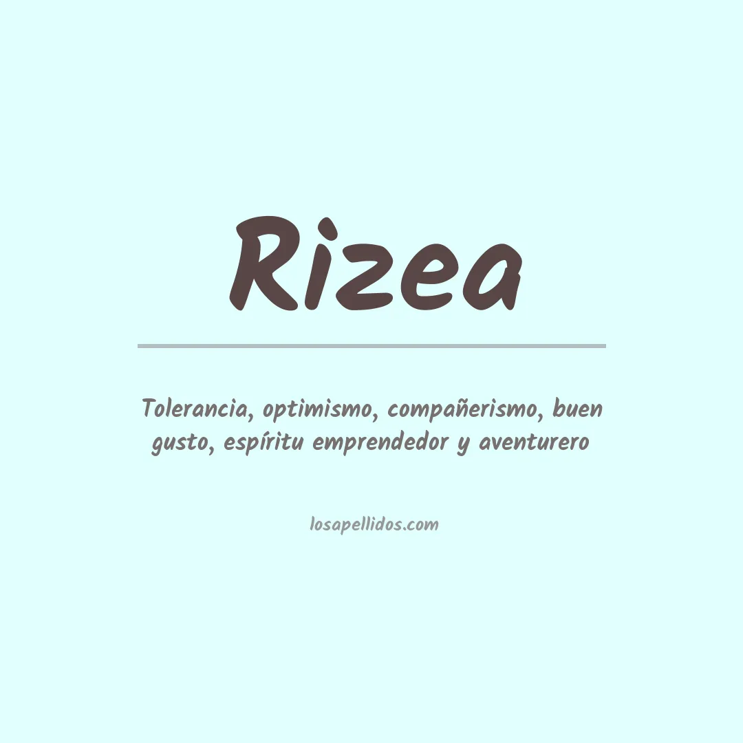 Apellido Rizea