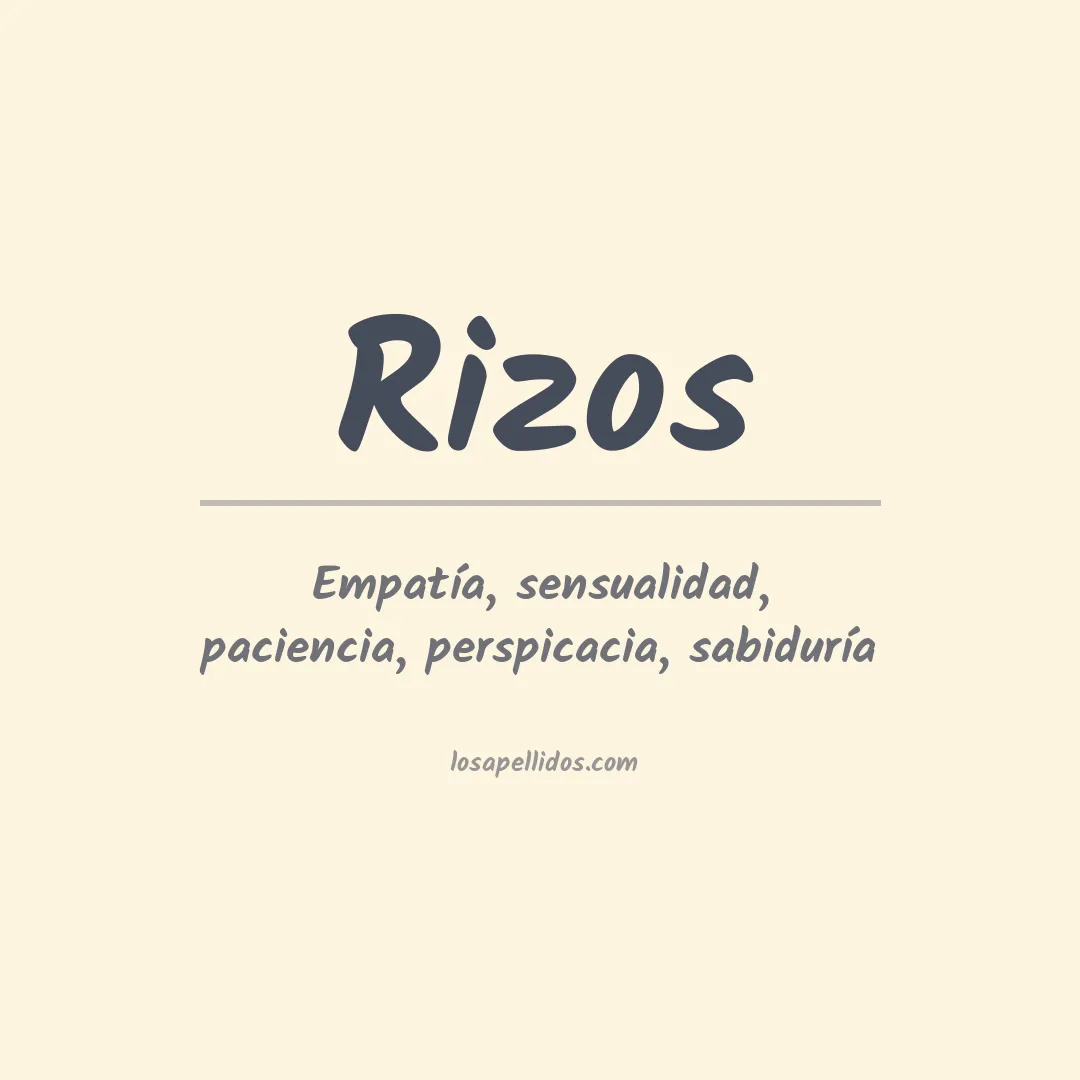 Apellido Rizos