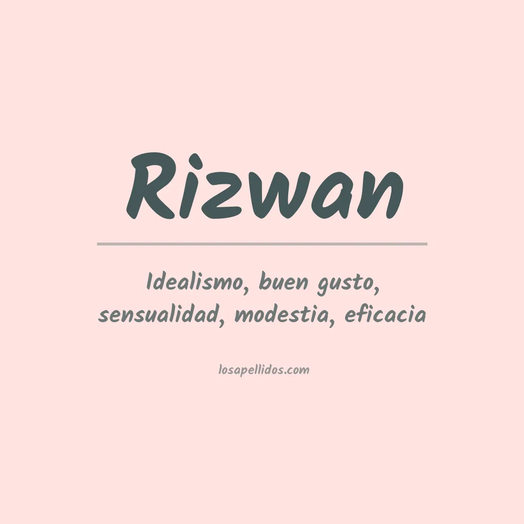 Apellido Rizwan