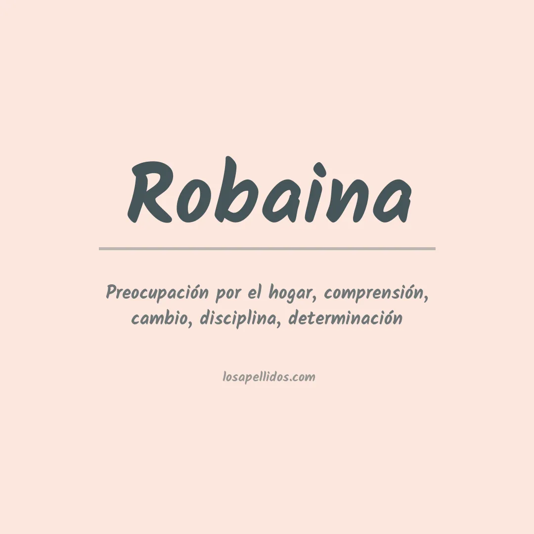 Apellido Robaina