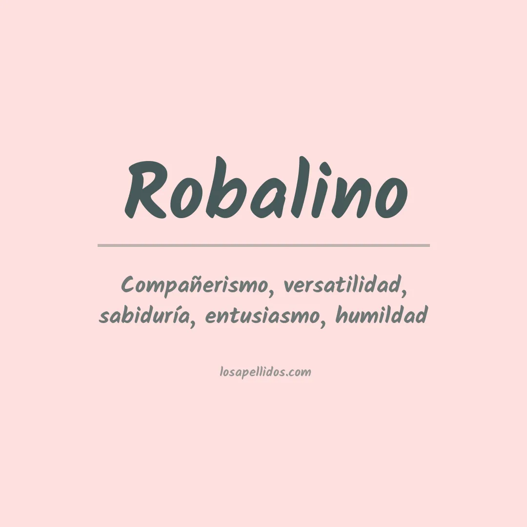 Apellido Robalino