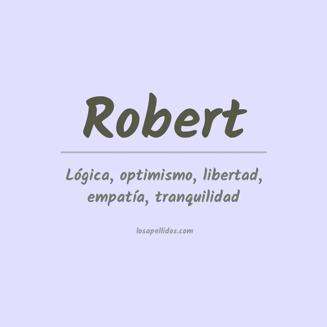 Apellido Robert