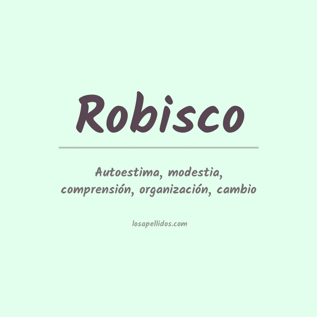 Apellido Robisco