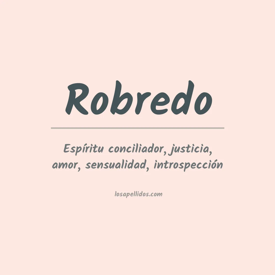 Apellido Robredo