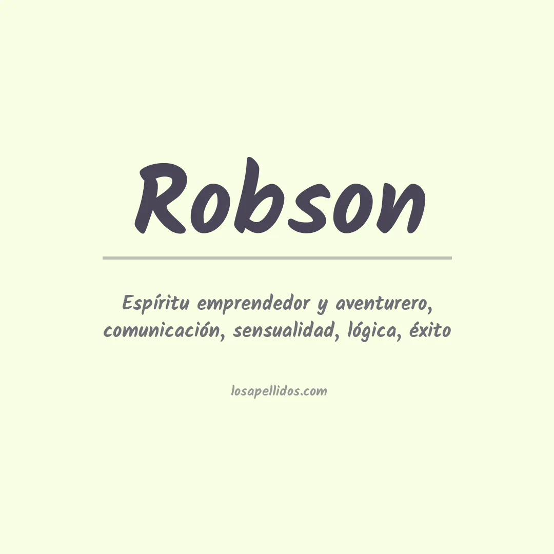 Apellido Robson