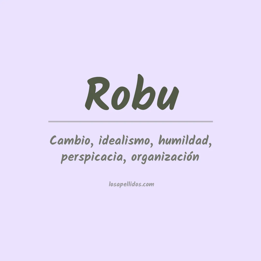 Apellido Robu