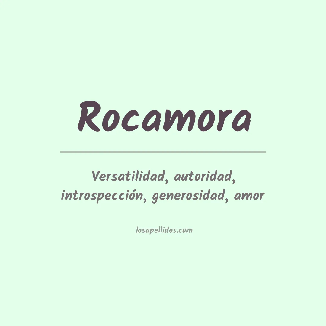 Apellido Rocamora