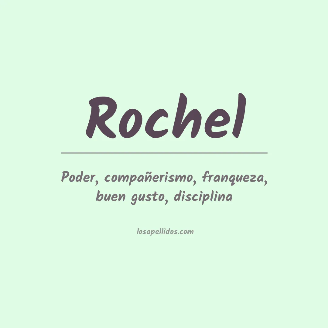 Apellido Rochel