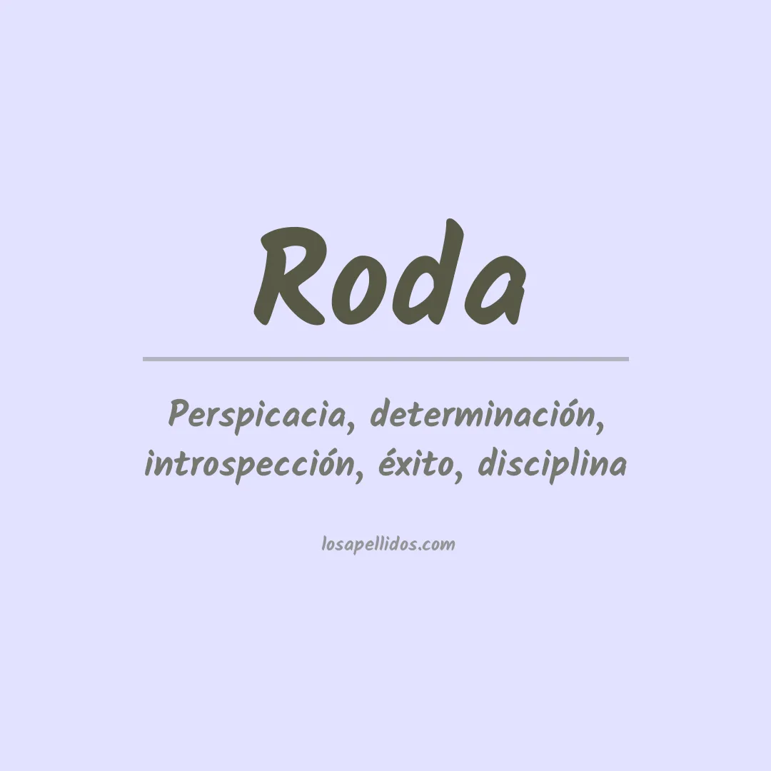 Apellido Roda