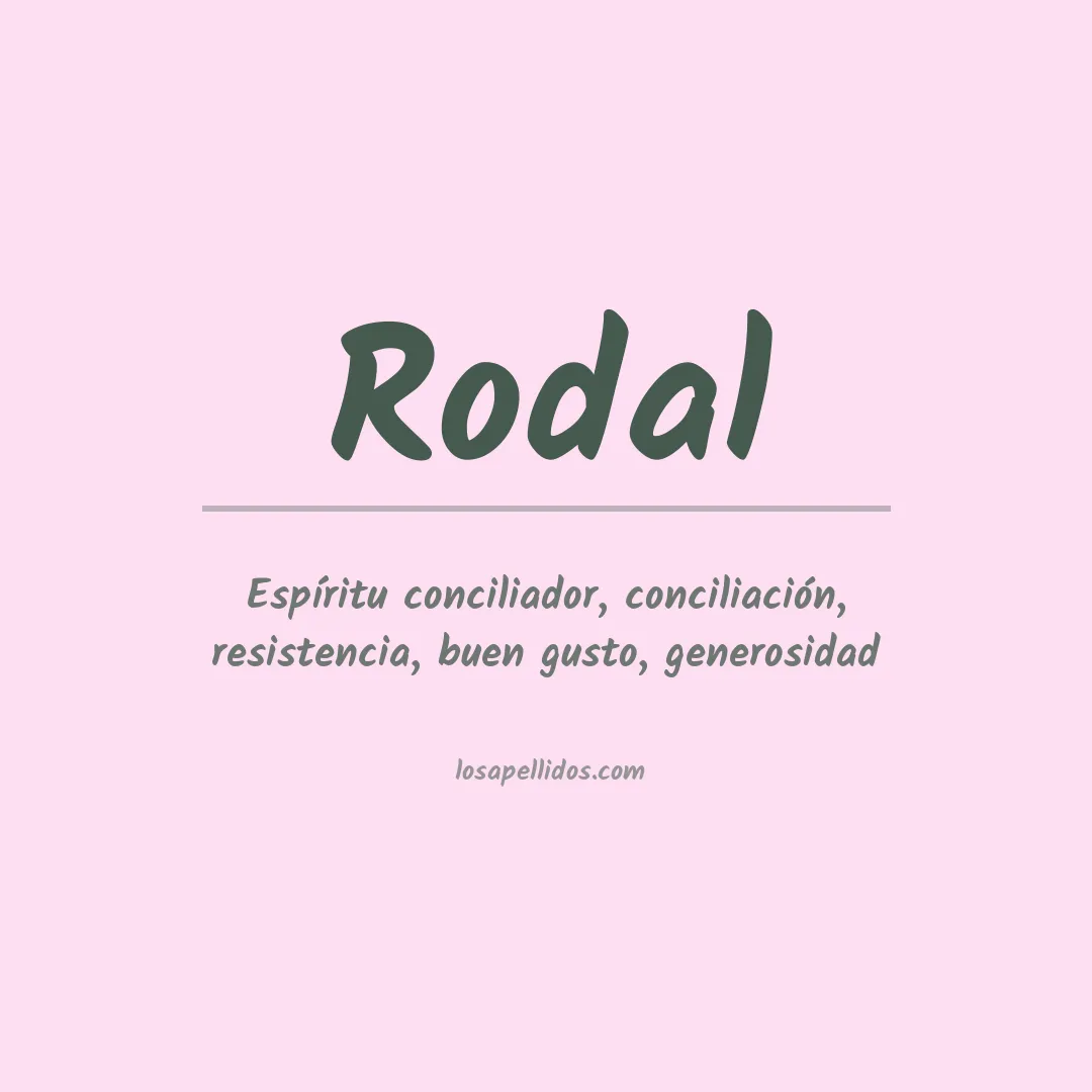 Apellido Rodal