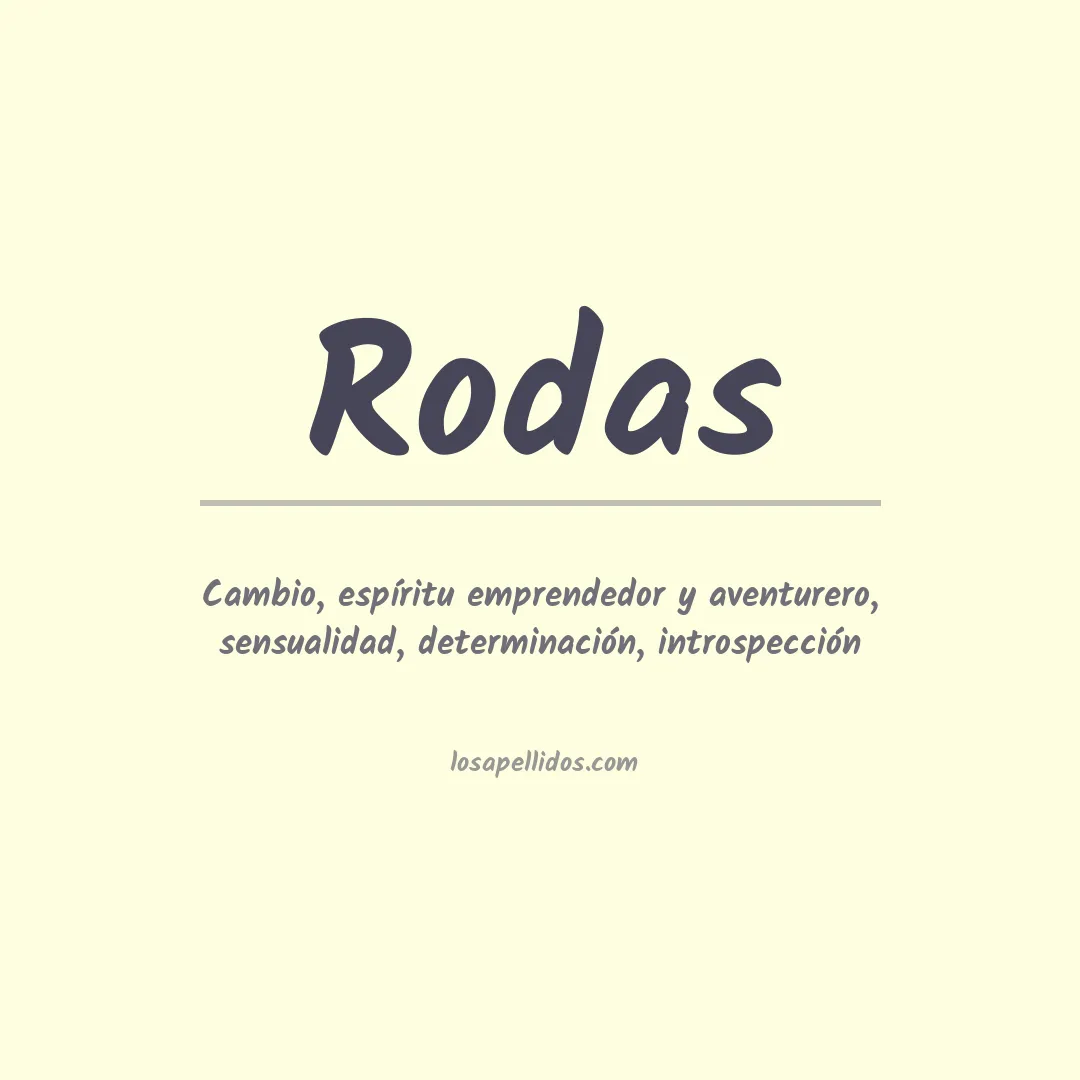 Apellido Rodas